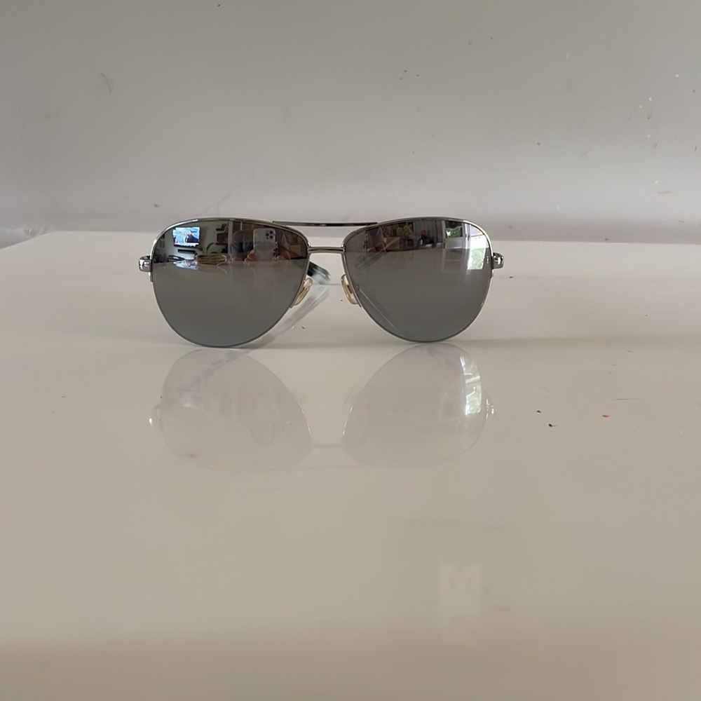 Kate Spade BETHANN mirror lense aviators silver 57-13-135